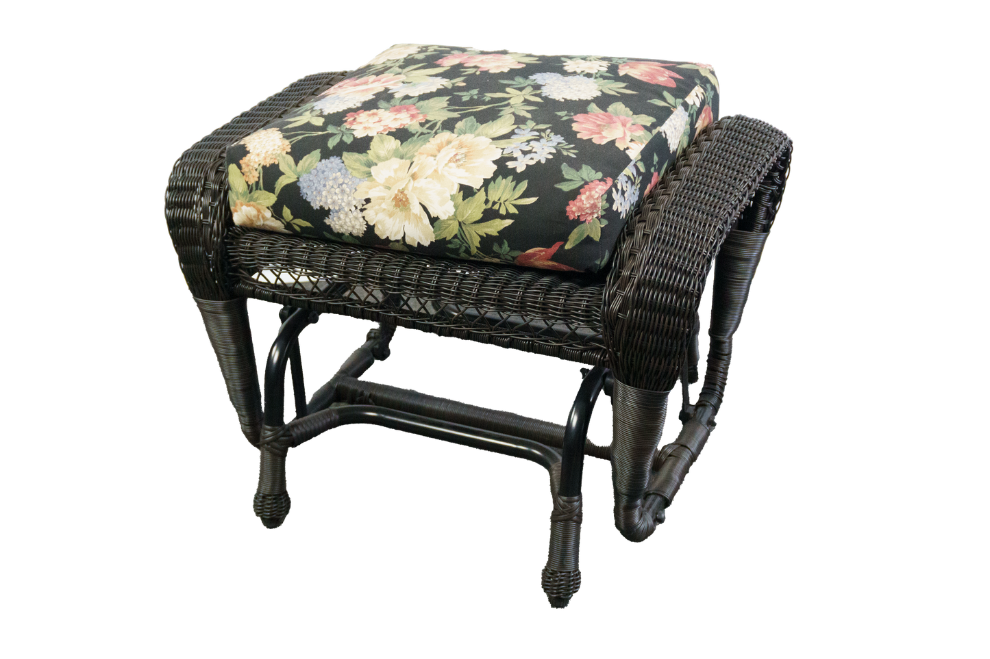 Black United Glider Ottoman