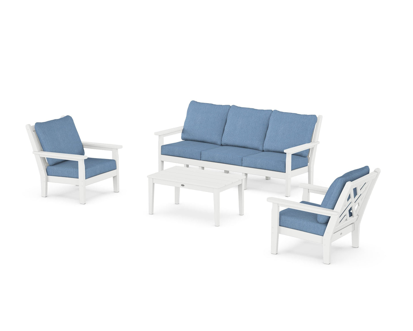 Chippendale 4-Piece Deep Seating Set with Sofa