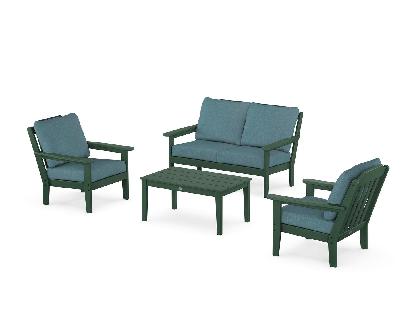 Cottage 4-Piece Deep Seating Set with Loveseat