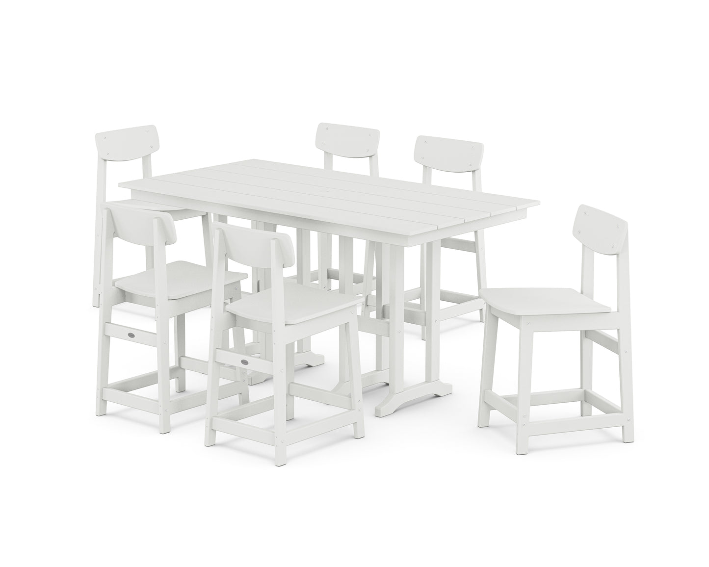 Modern Studio Urban Counter Chair 7-Piece Set