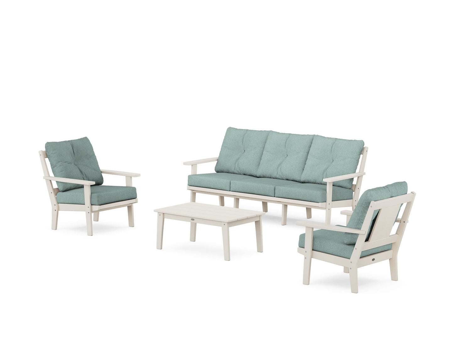 Prairie 4-Piece Deep Seating Set with Sofa