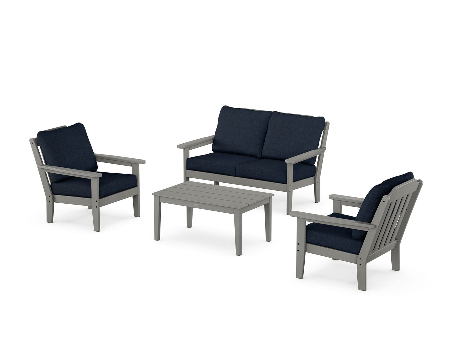 Cottage 4-Piece Deep Seating Set with Loveseat