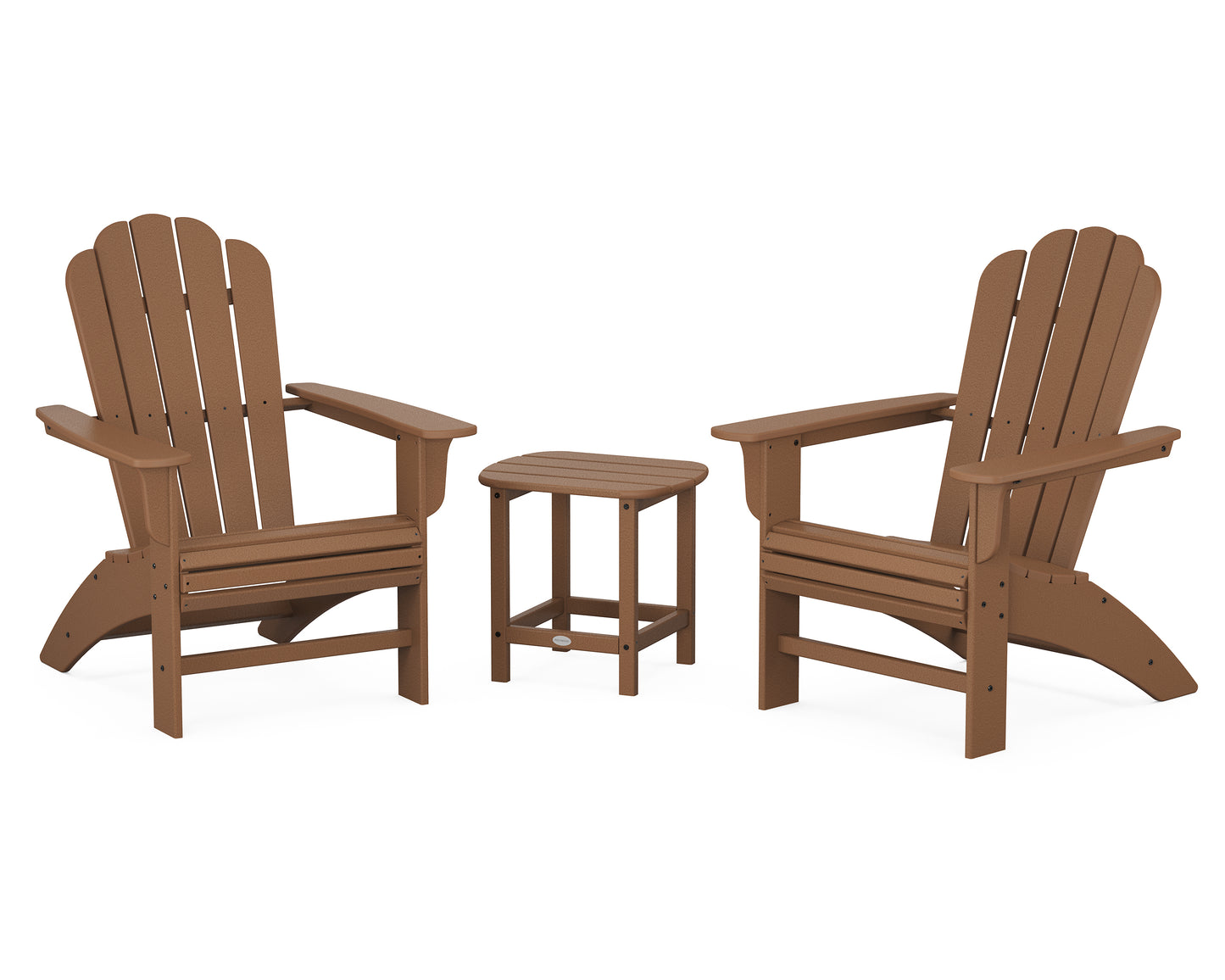 Cottage Curveback Adirondack Chair 3-Piece Set