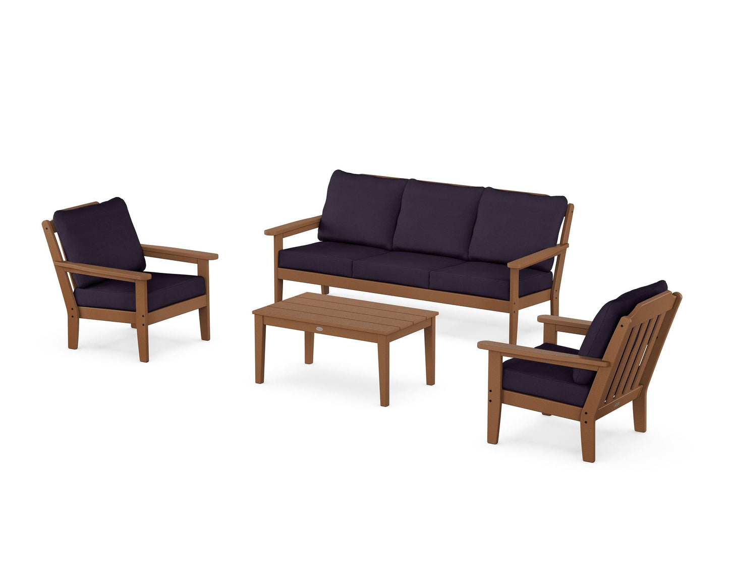 Cottage 4-Piece Deep Seating Set with Sofa