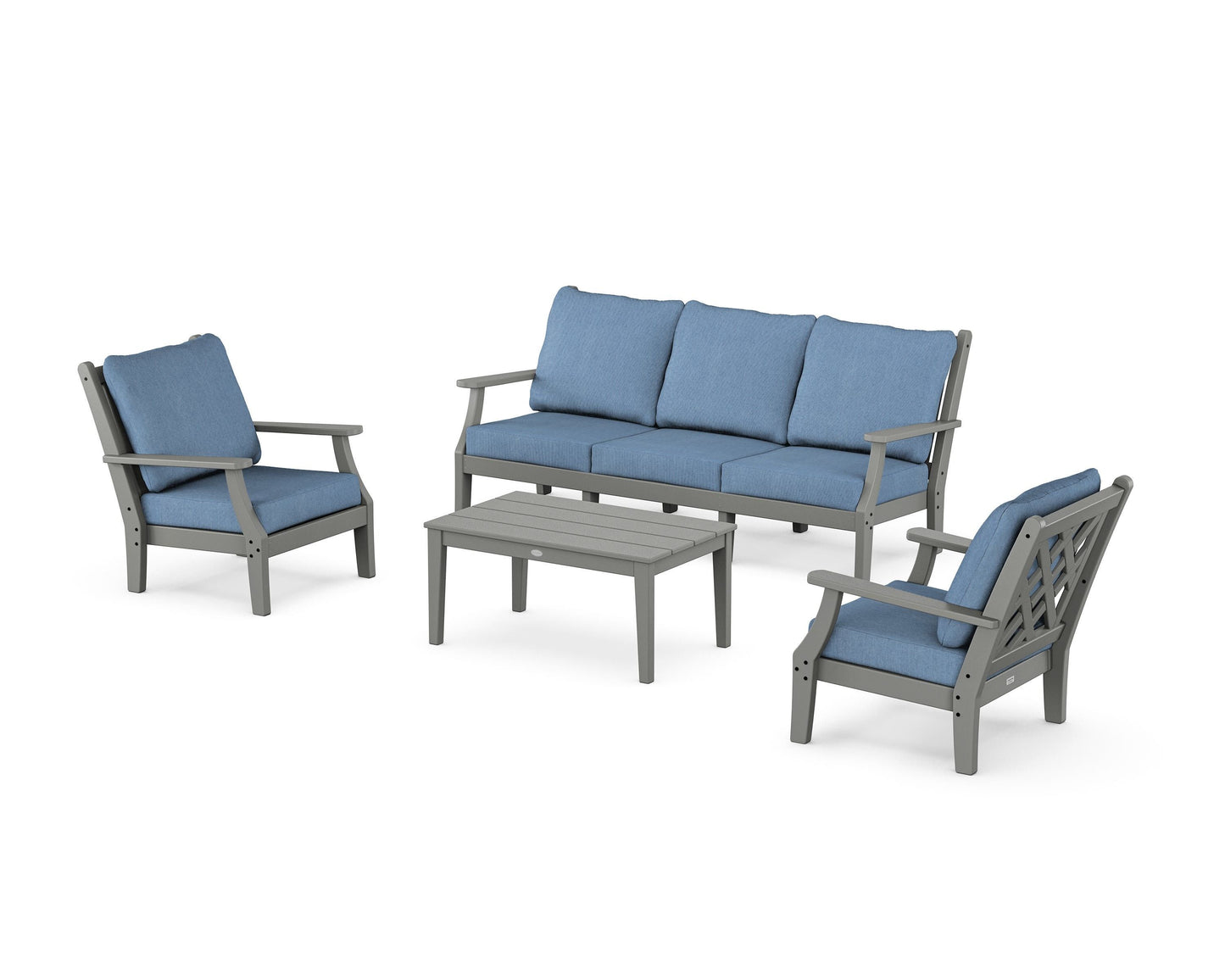 Wovendale 4-Piece Deep Seating Set with Sofa