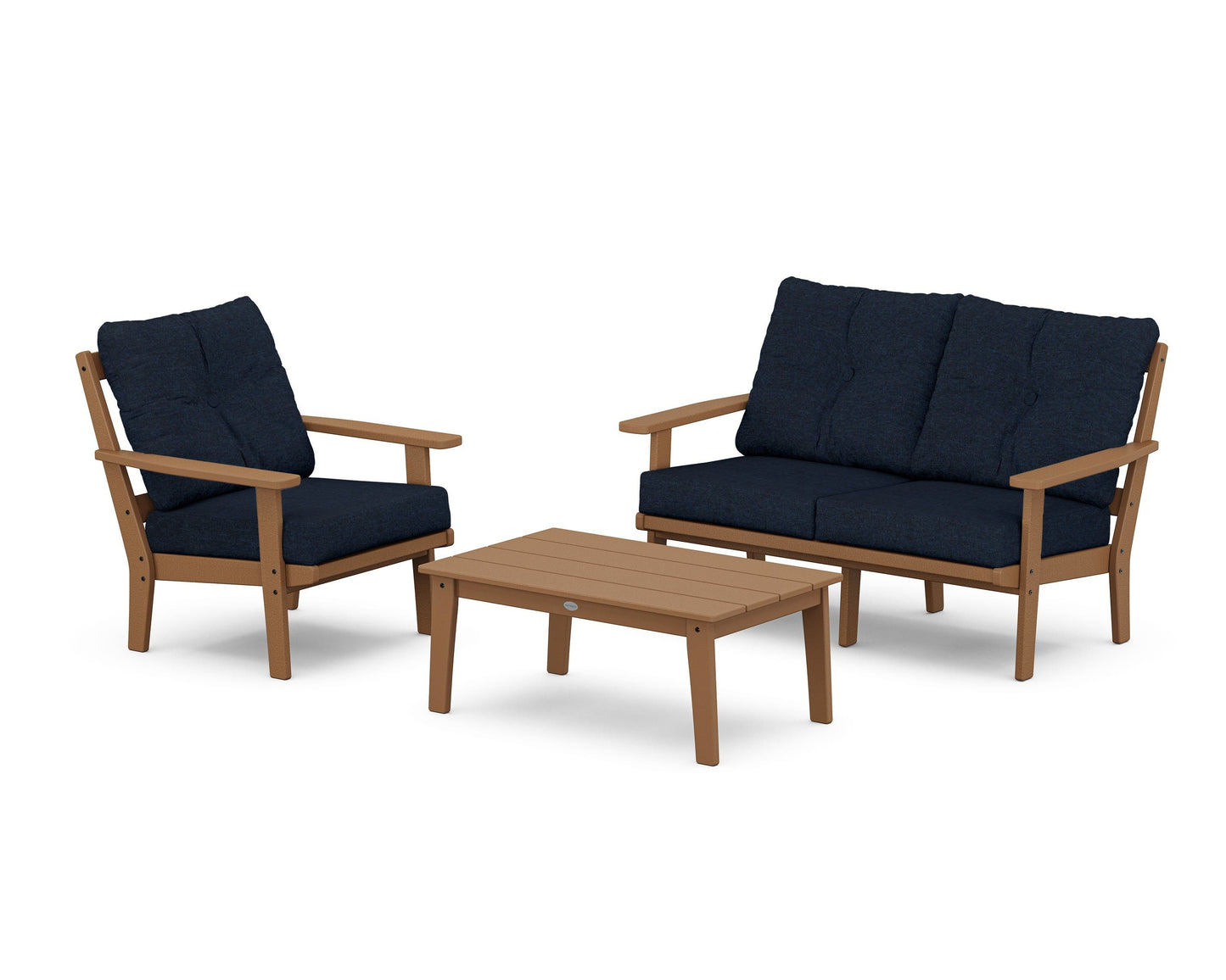 Oxford 3-Piece Deep Seating Set with Loveseat