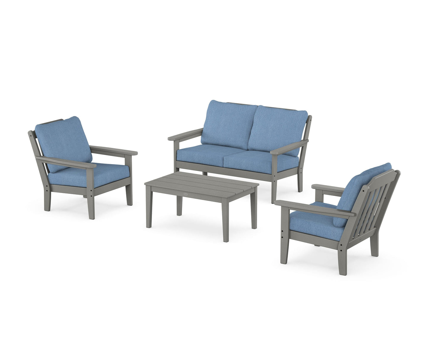 Cottage 4-Piece Deep Seating Set with Loveseat