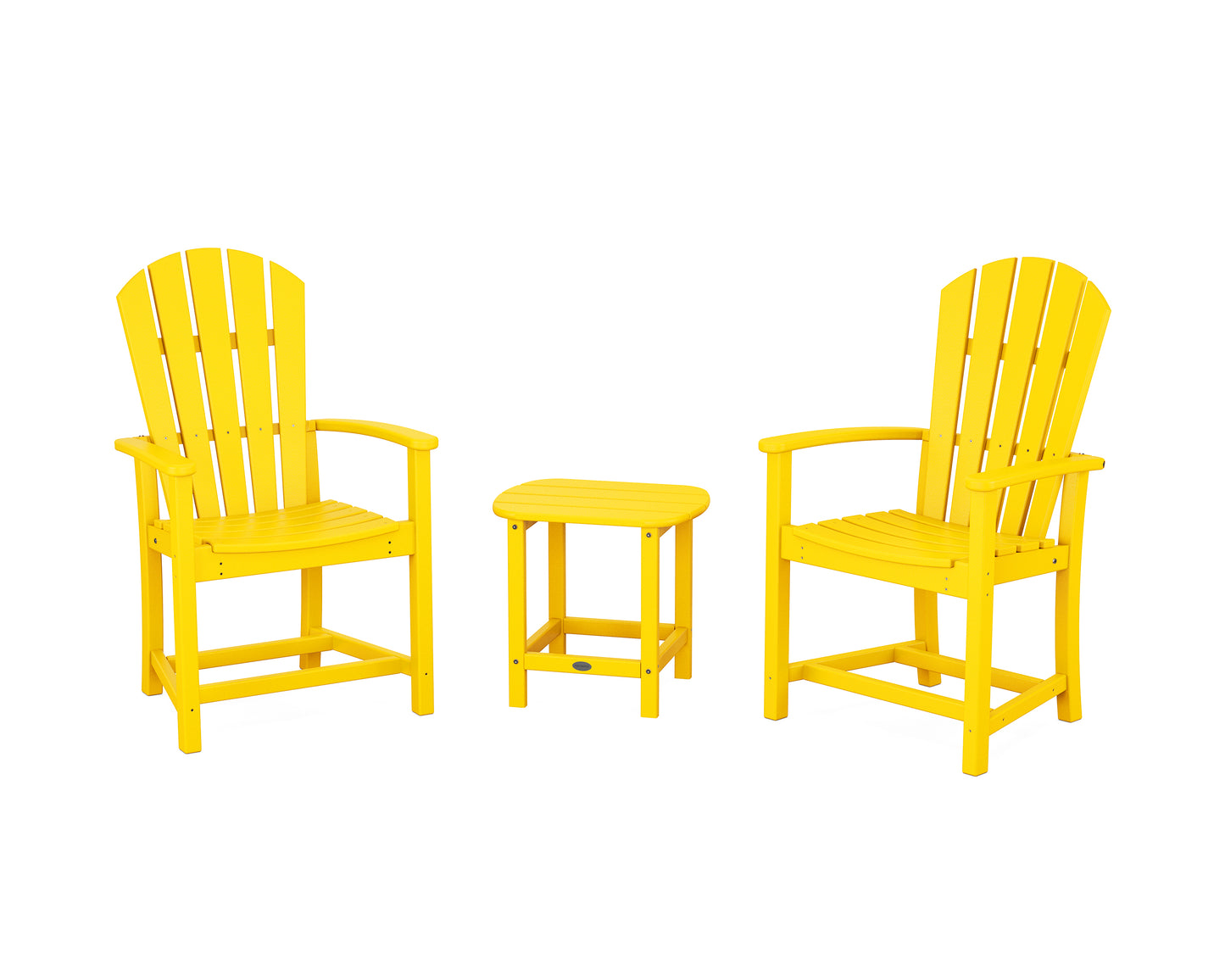 Palm Coast 3-Piece Upright Adirondack Chair Set