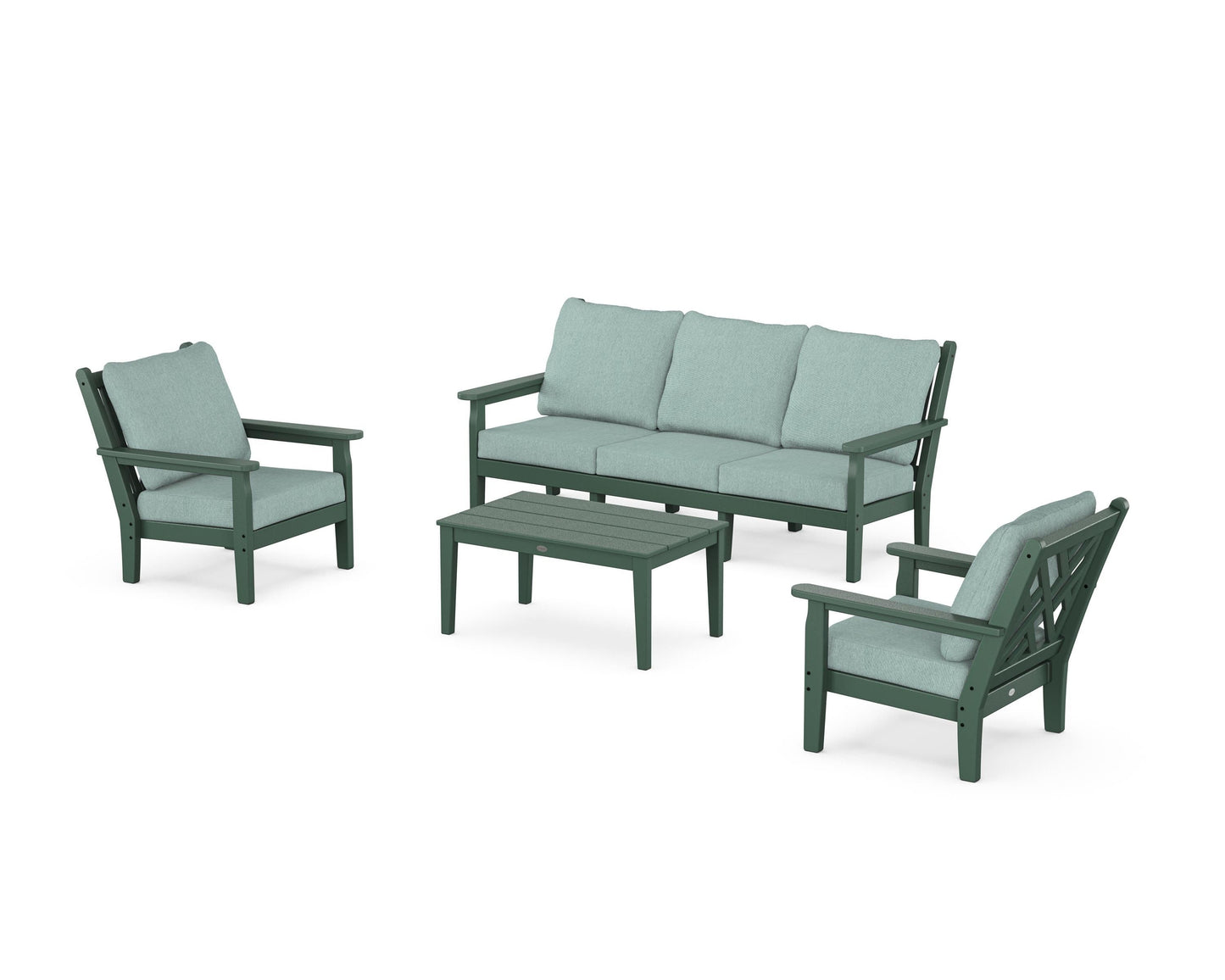 Chippendale 4-Piece Deep Seating Set with Sofa