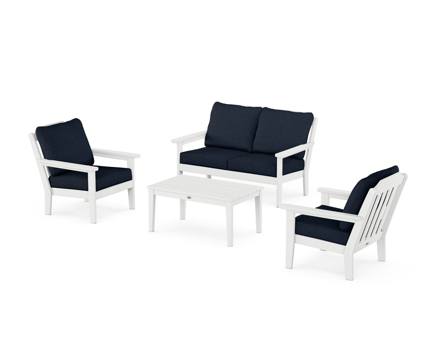 Cottage 4-Piece Deep Seating Set with Loveseat