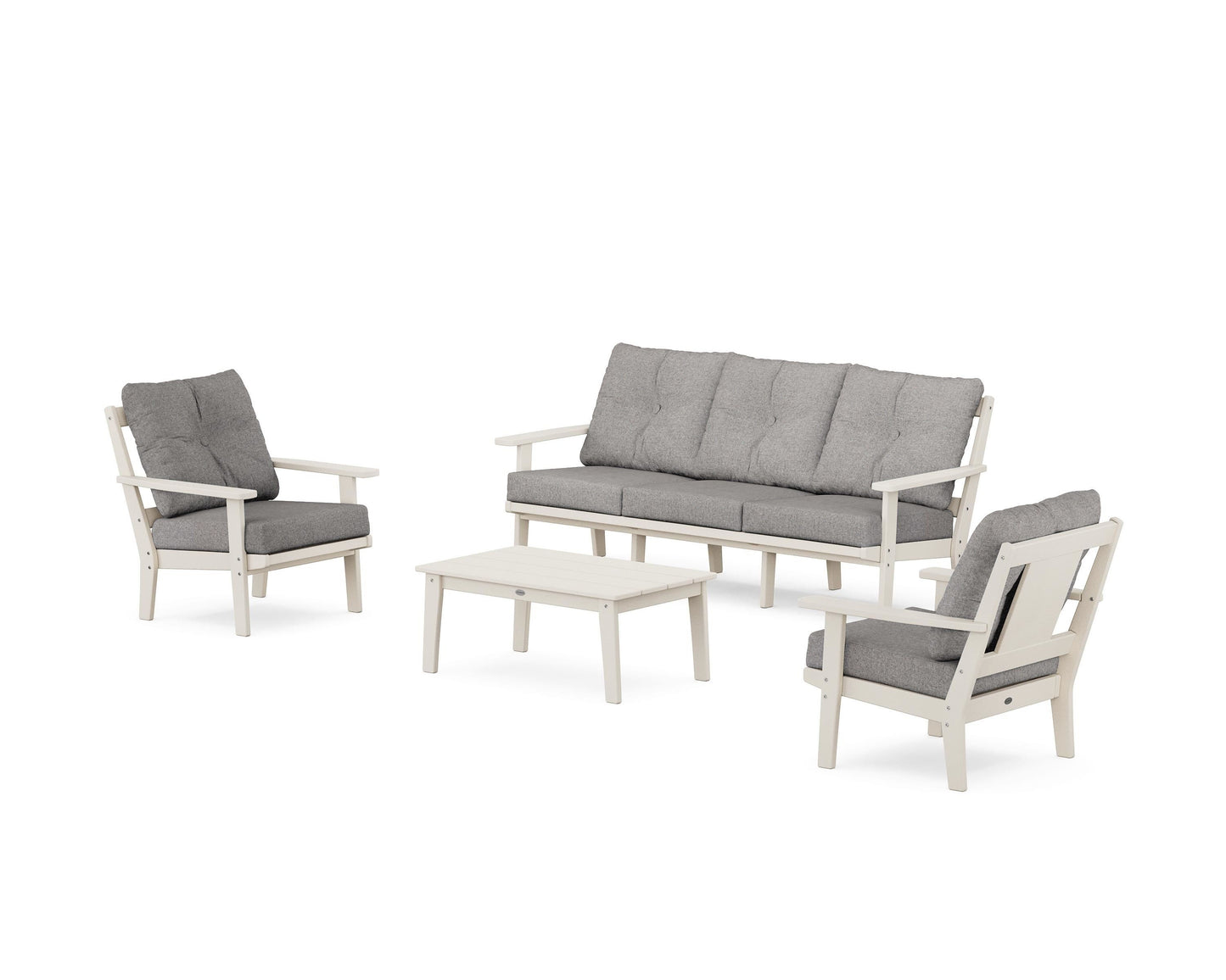 Prairie 4-Piece Deep Seating Set with Sofa