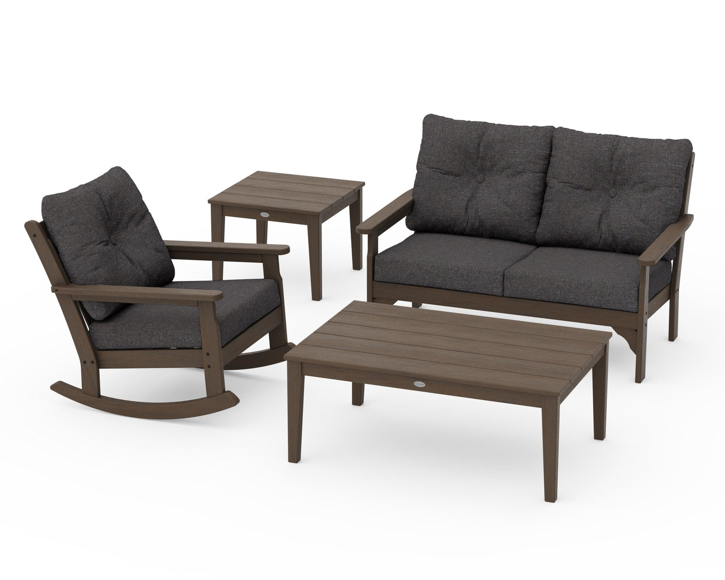 Vineyard 4-Piece Deep Seating Rocker Set