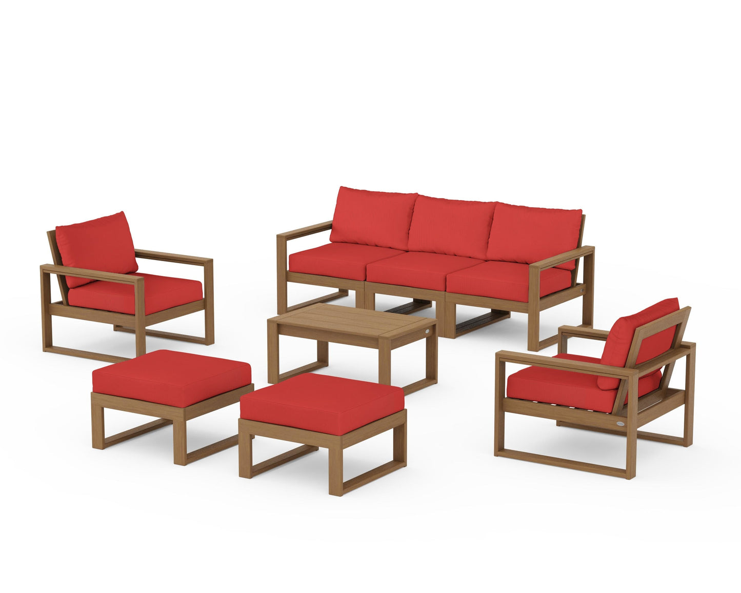 EDGE Sectional 8-Piece Lounge Sofa Set