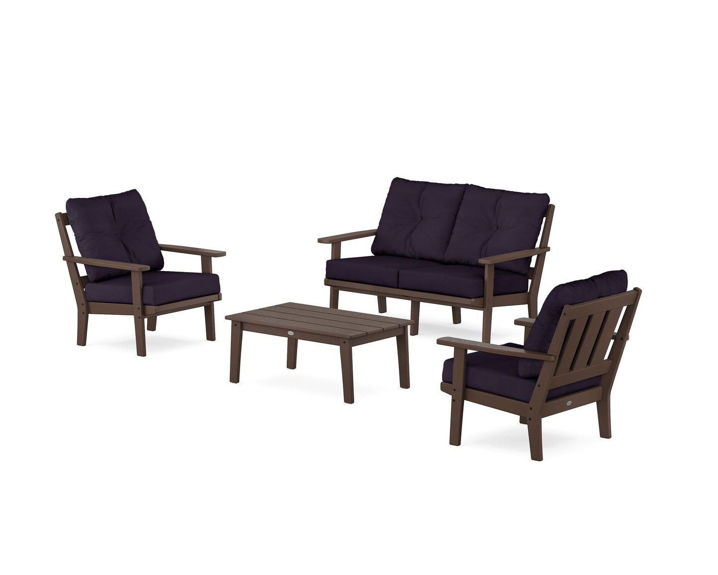 Oxford 4-Piece Deep Seating Set with Loveseat