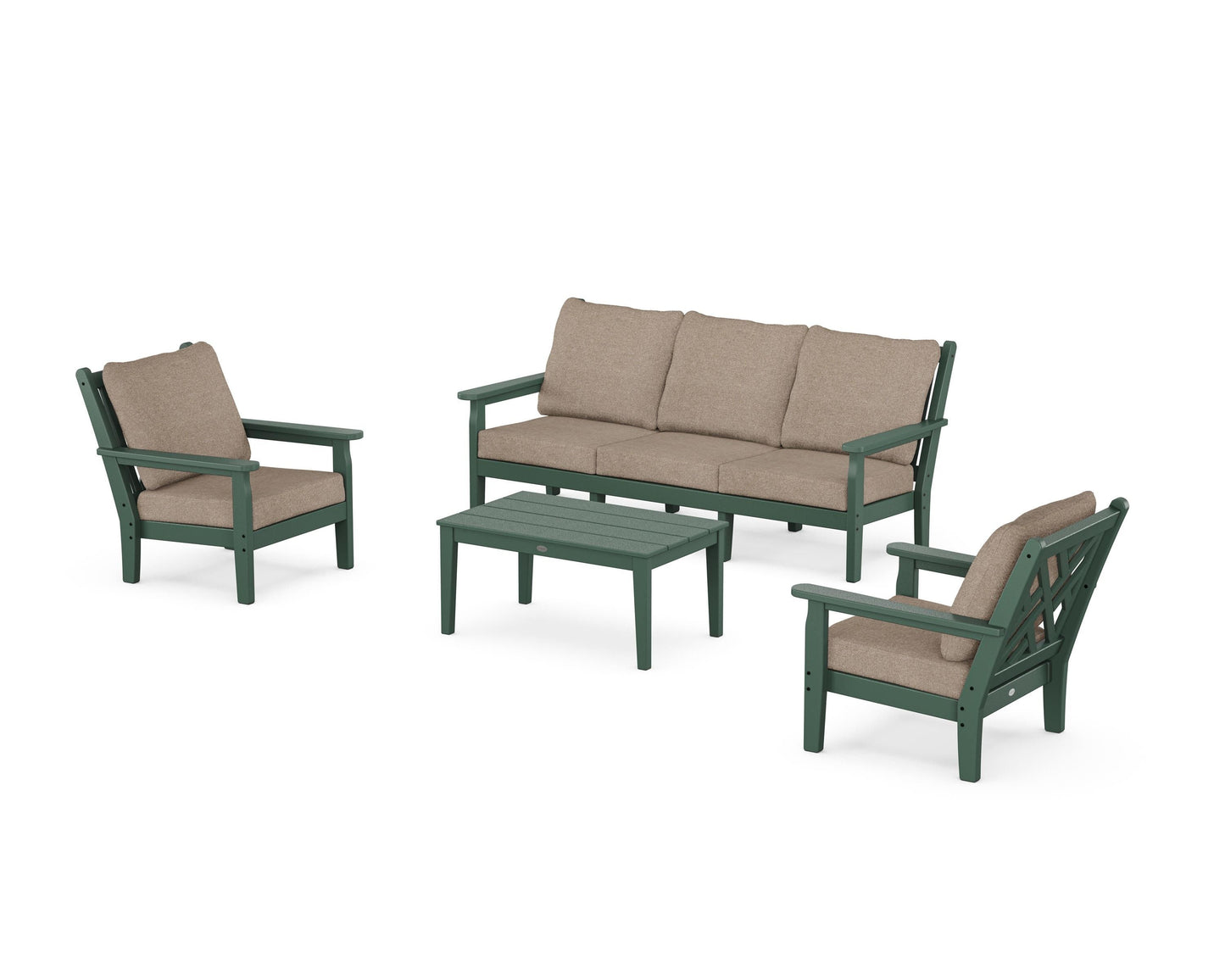 Chippendale 4-Piece Deep Seating Set with Sofa