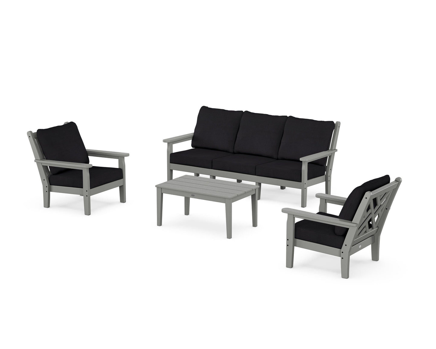 Chippendale 4-Piece Deep Seating Set with Sofa