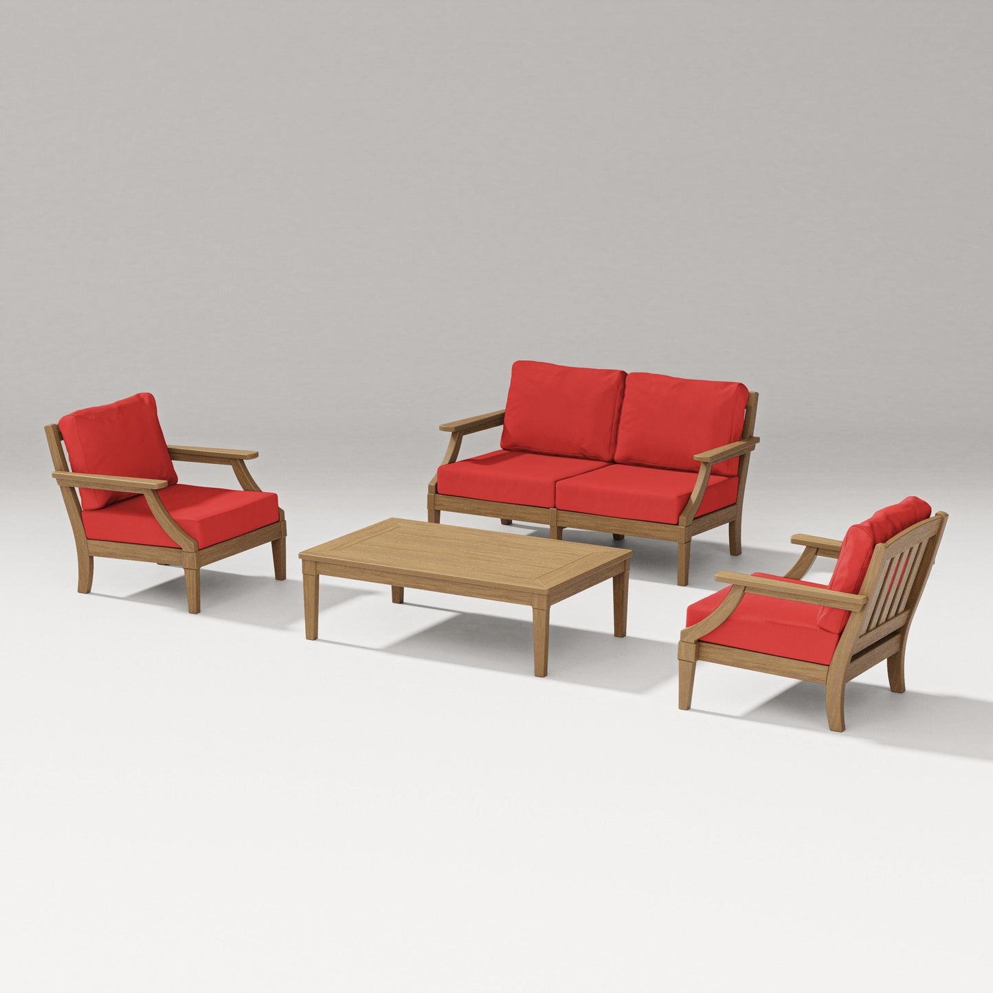 Estate Lounge 4-Piece Loveseat Set