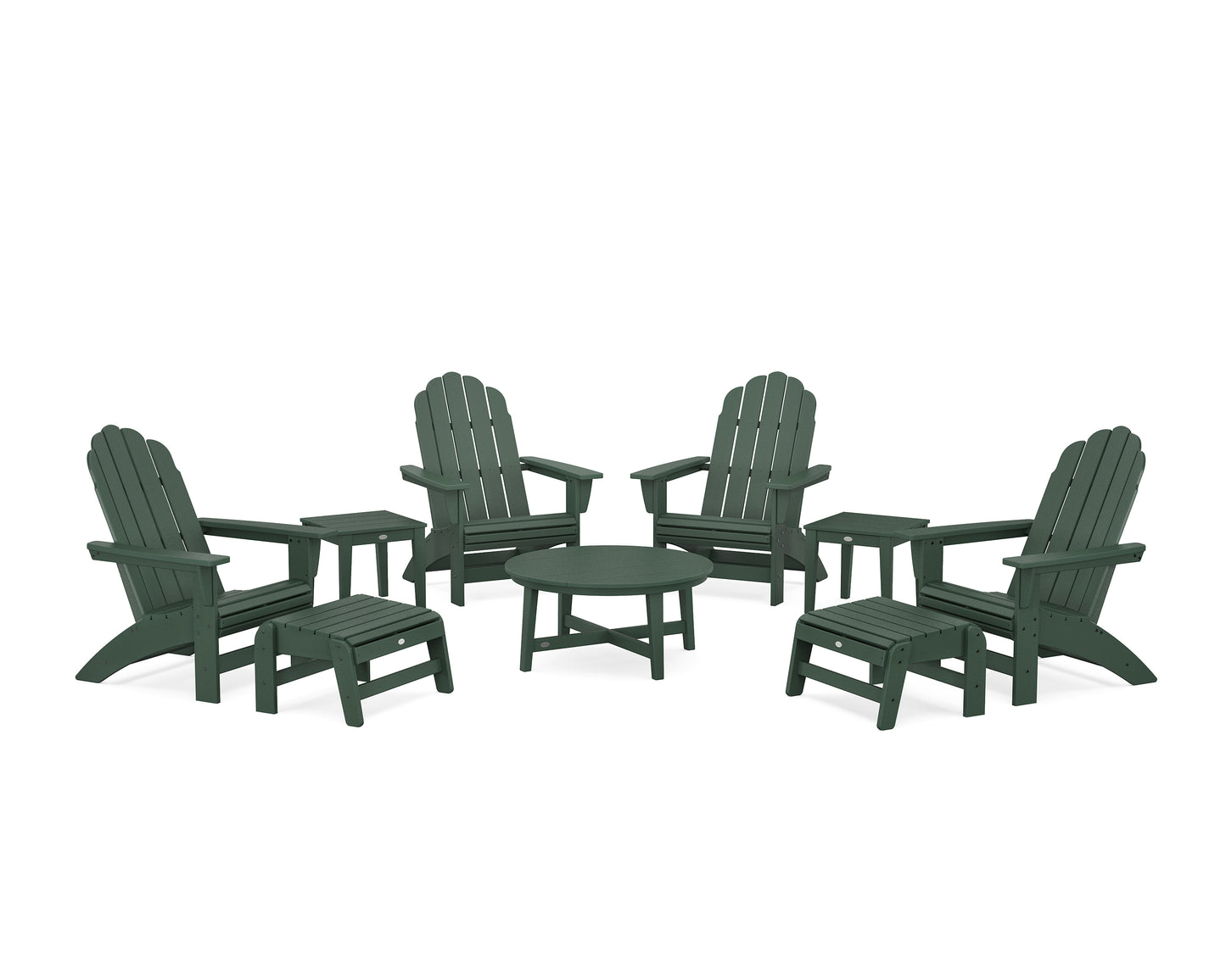 Vineyard Grand Adirondack 9-Piece Conversation Set