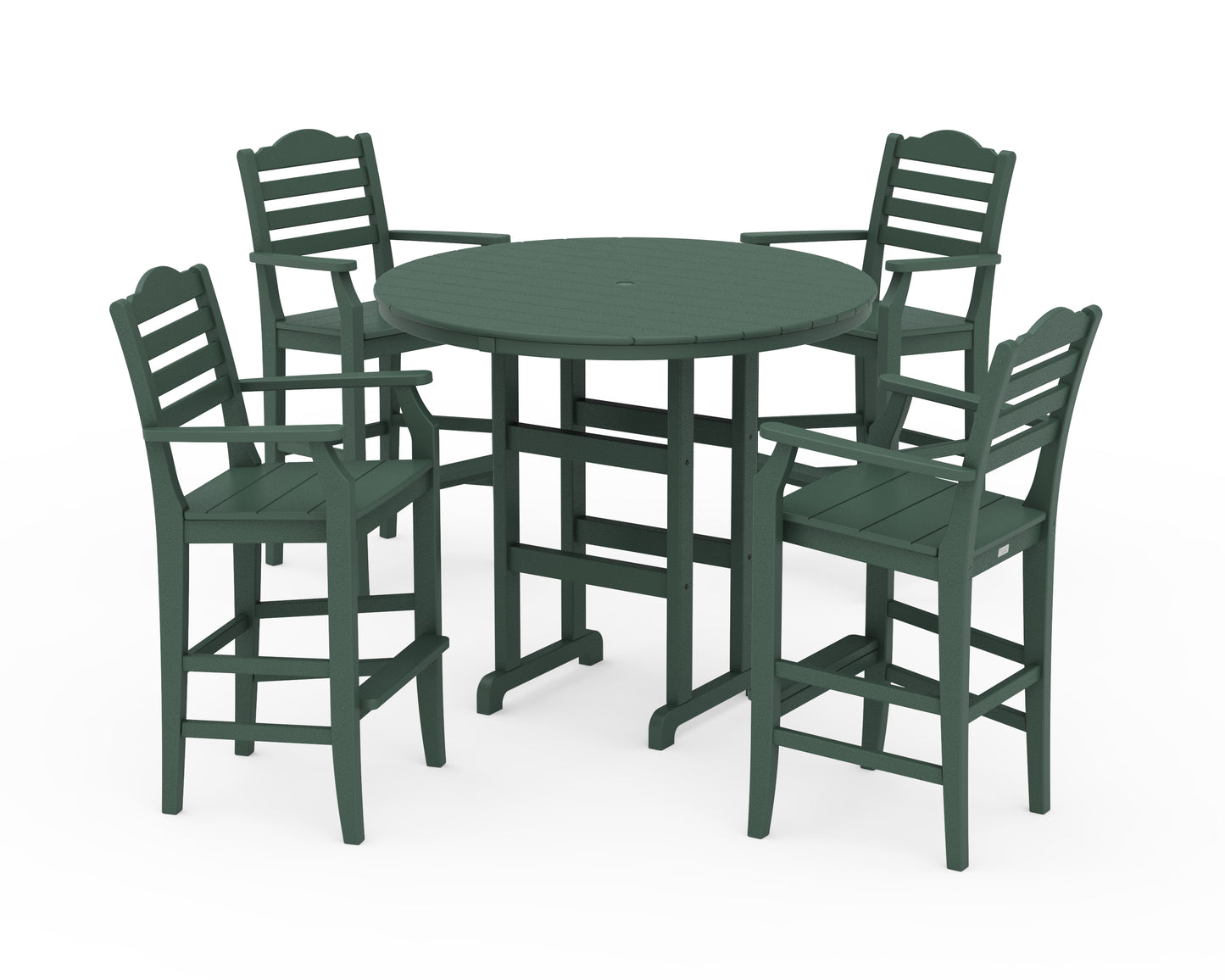 Savannah 5-Piece Round Farmhouse Bar Set