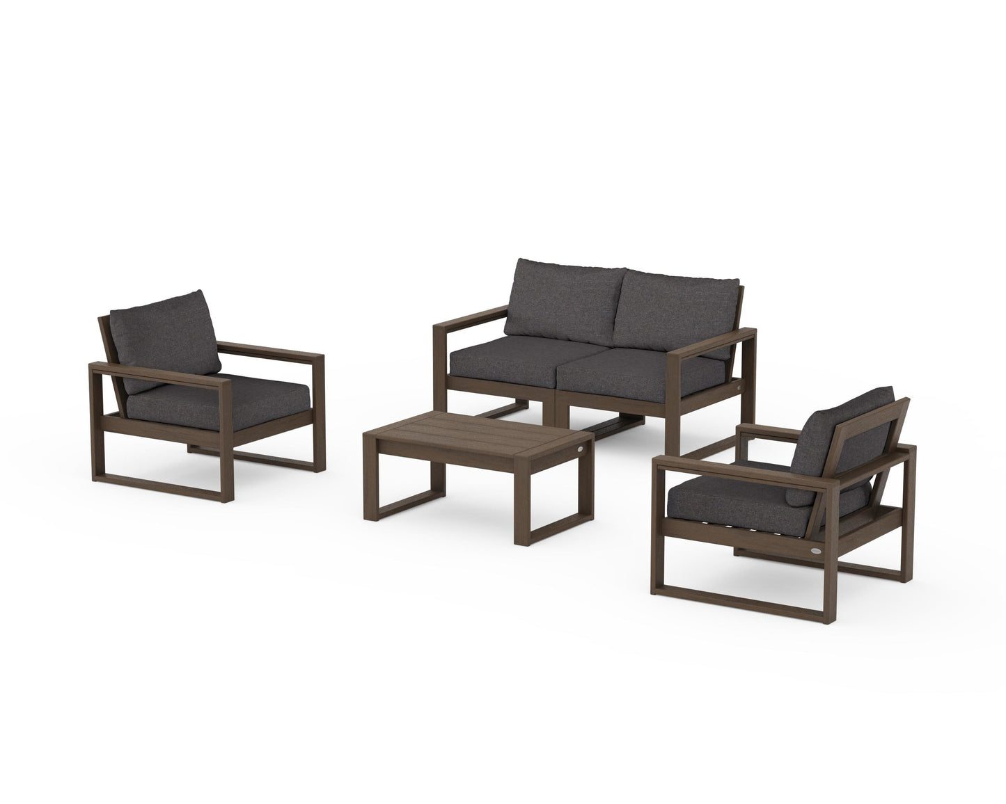 EDGE Sectional 4-Piece Deep Seating Set with Loveseat