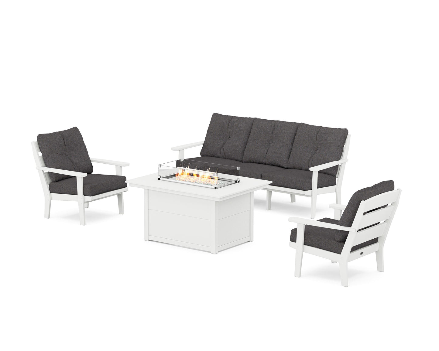 Lakeside Deep Seating Fire Pit Table Set