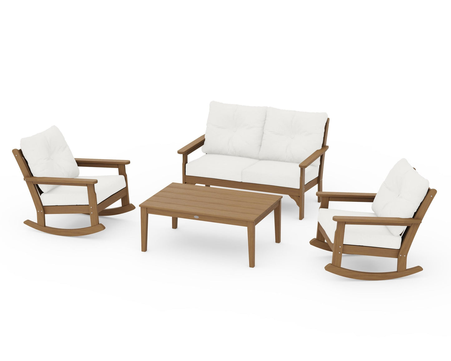Vineyard 4-Piece Deep Seating Rocking Chair Set