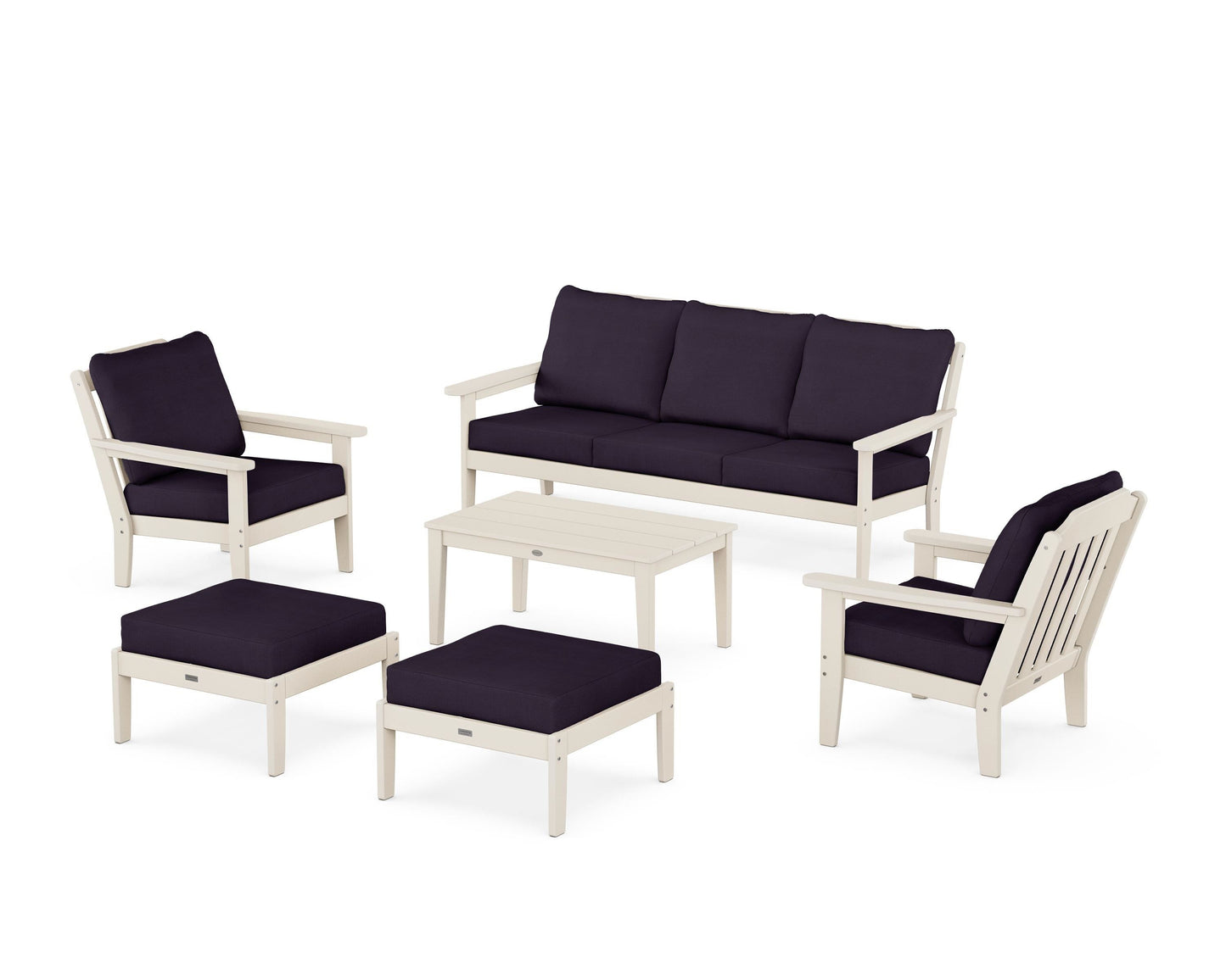Cottage 6-Piece Lounge Sofa Set