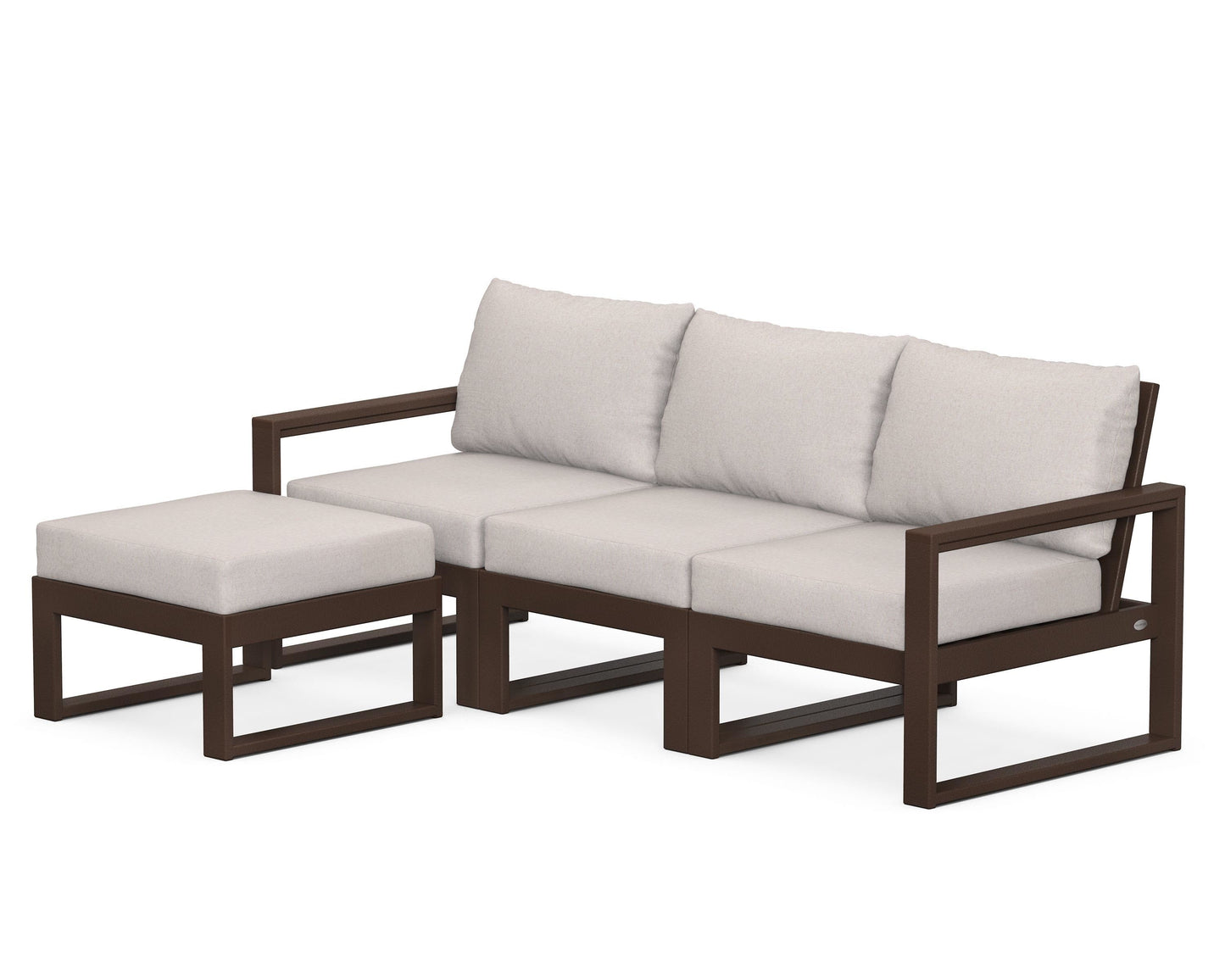 EDGE 4-Piece Modular Deep Seating Set with Ottoman