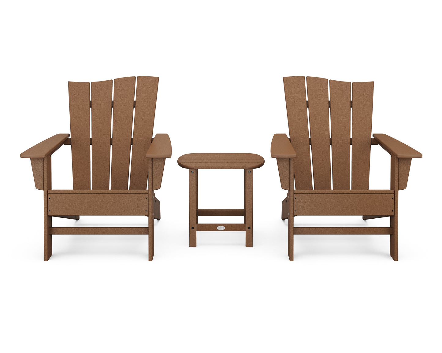 Wave 3-Piece Adirondack Chair Set