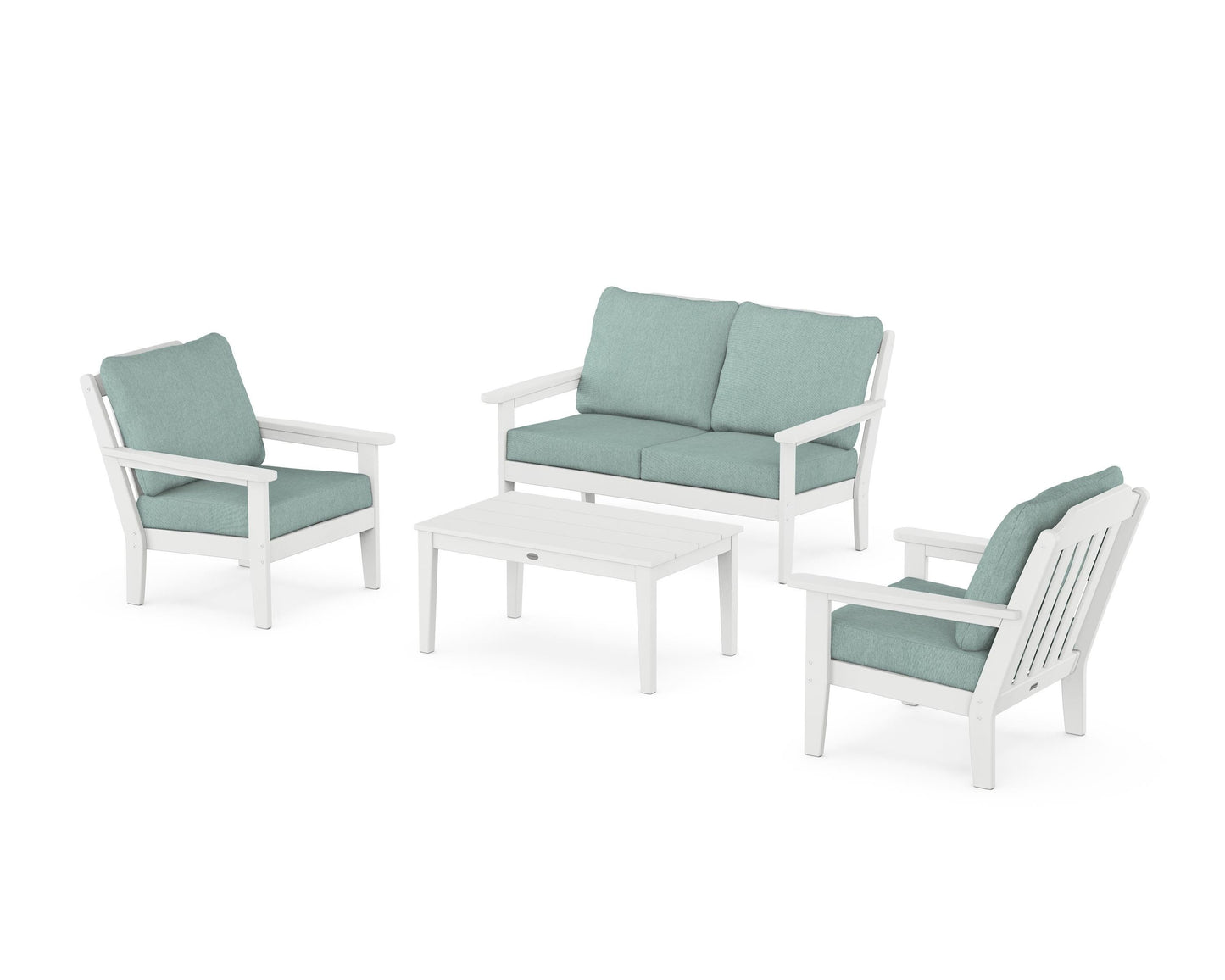 Cottage 4-Piece Deep Seating Set with Loveseat