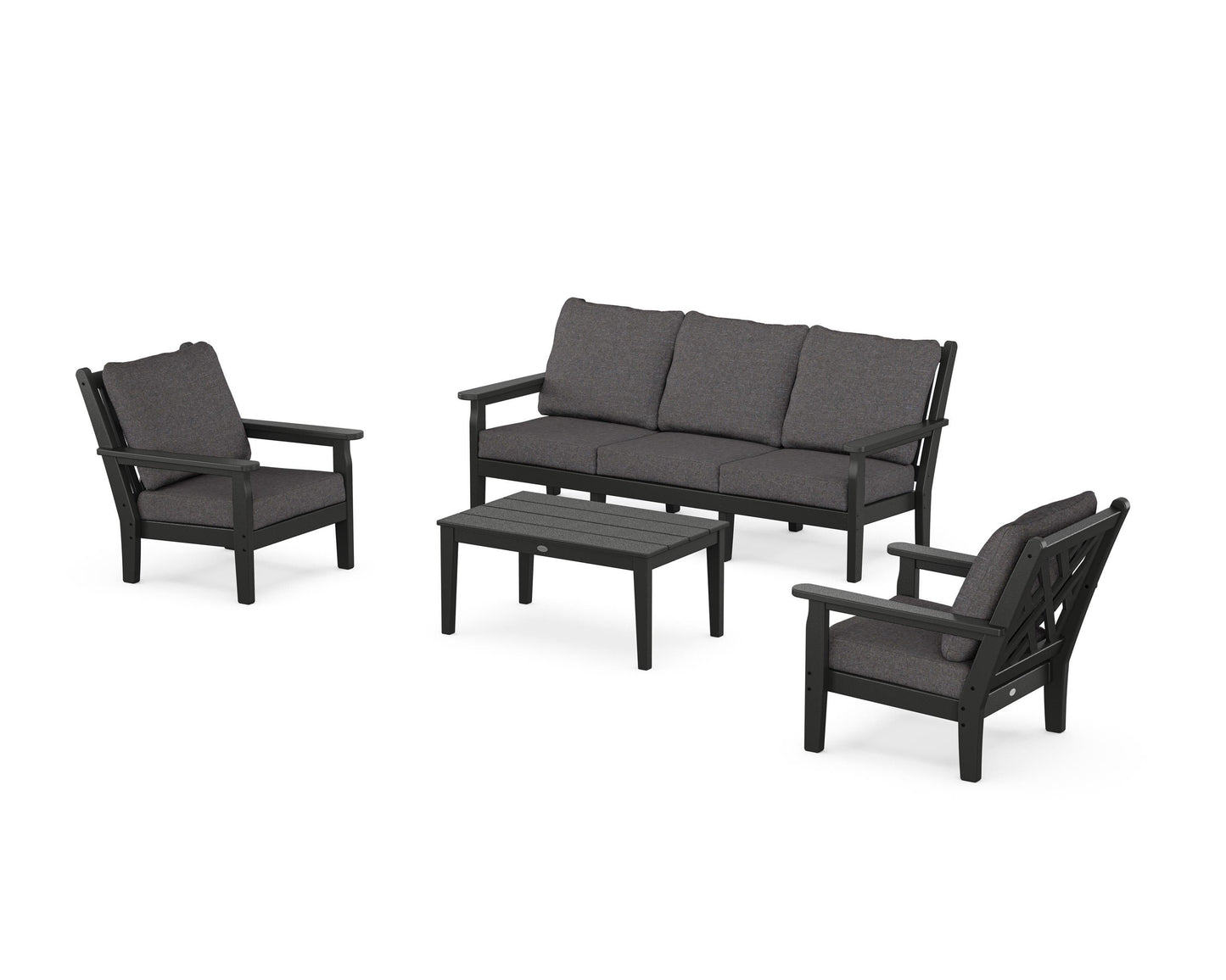 Chippendale 4-Piece Deep Seating Set with Sofa