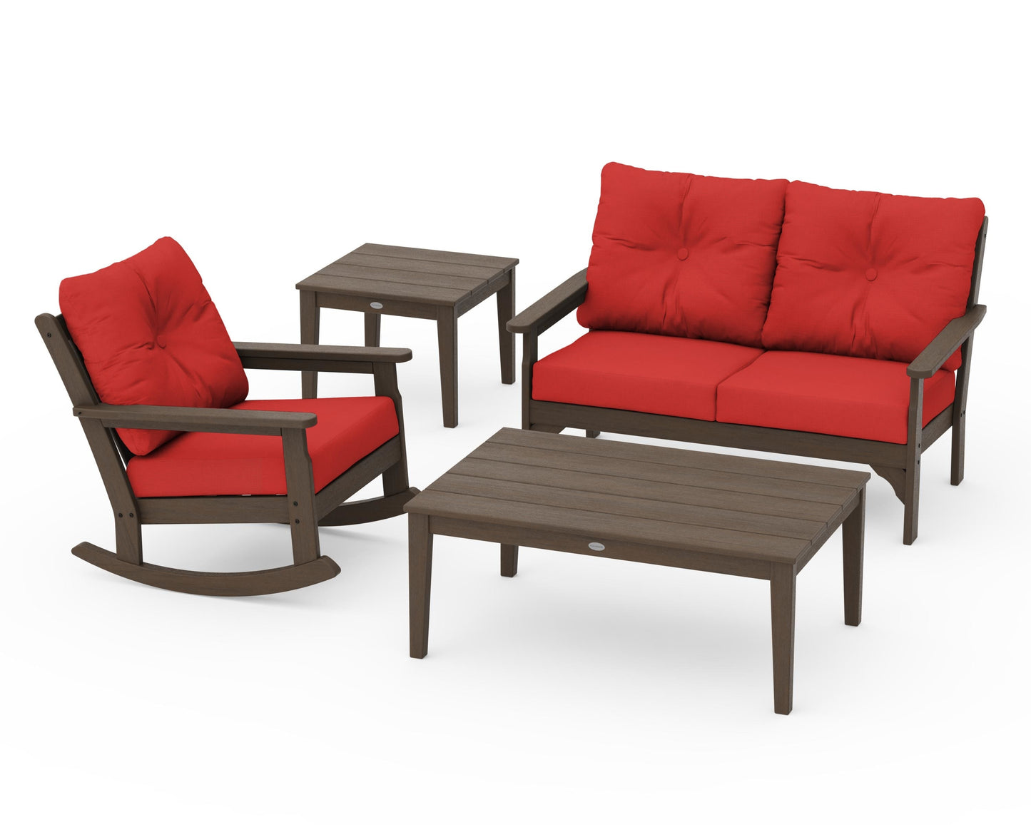 Vineyard 4-Piece Deep Seating Rocker Set