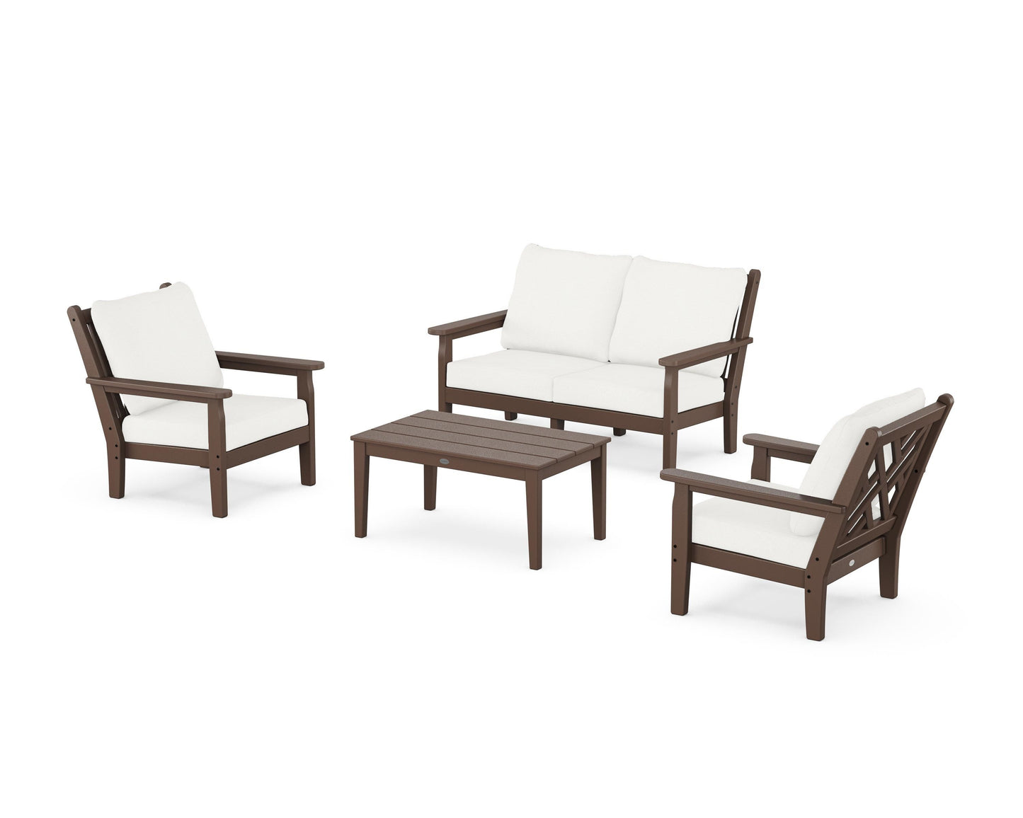 Chippendale 4-Piece Deep Seating Set with Loveseat