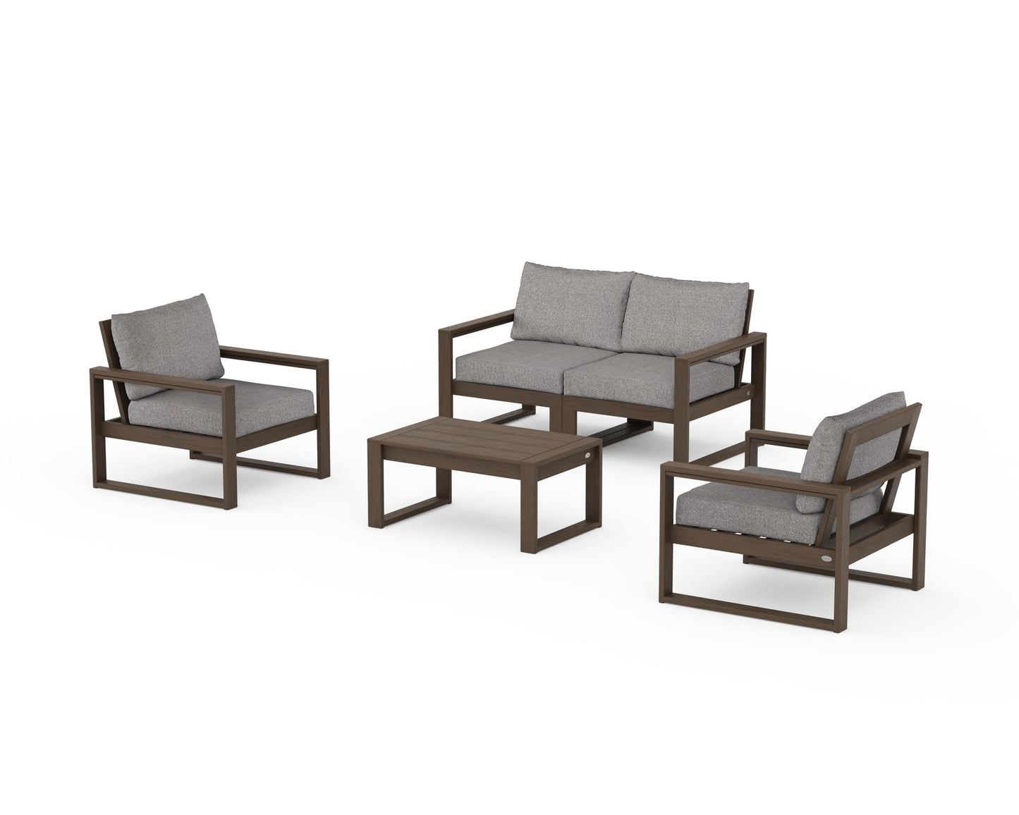EDGE Sectional 4-Piece Deep Seating Set with Loveseat