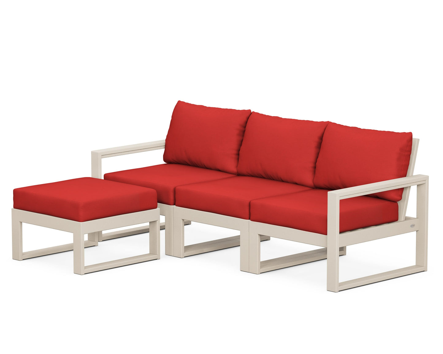 EDGE 4-Piece Modular Deep Seating Set with Ottoman