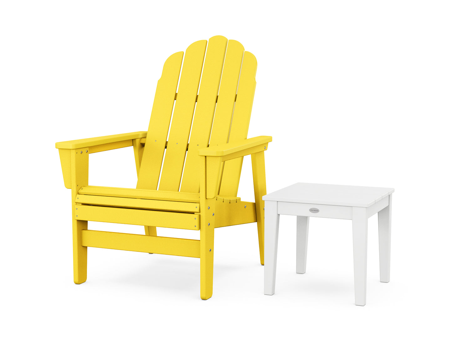 Vineyard Grand Upright Adirondack Chair with Side Table