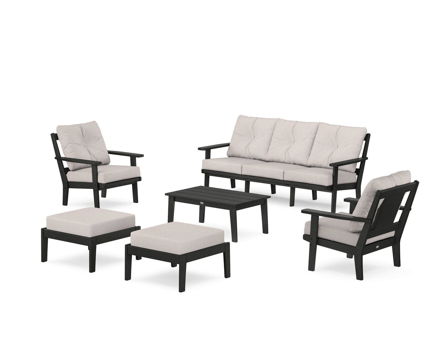 Prairie 6-Piece Lounge Sofa Set