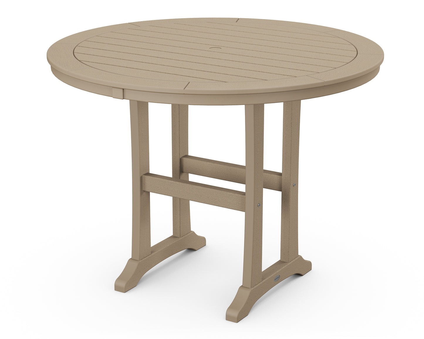Nautical Trestle 48" Round Counter Table