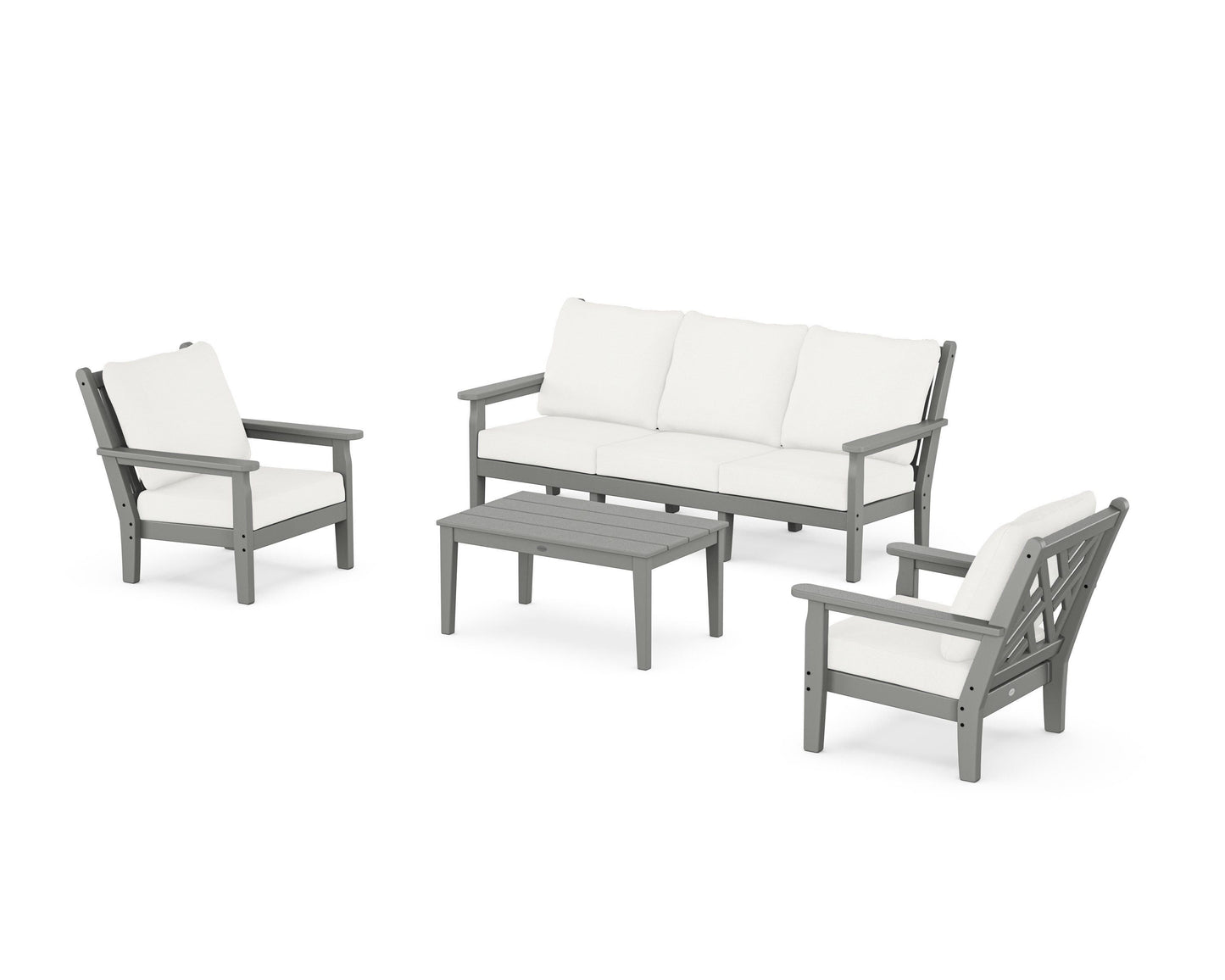 Chippendale 4-Piece Deep Seating Set with Sofa