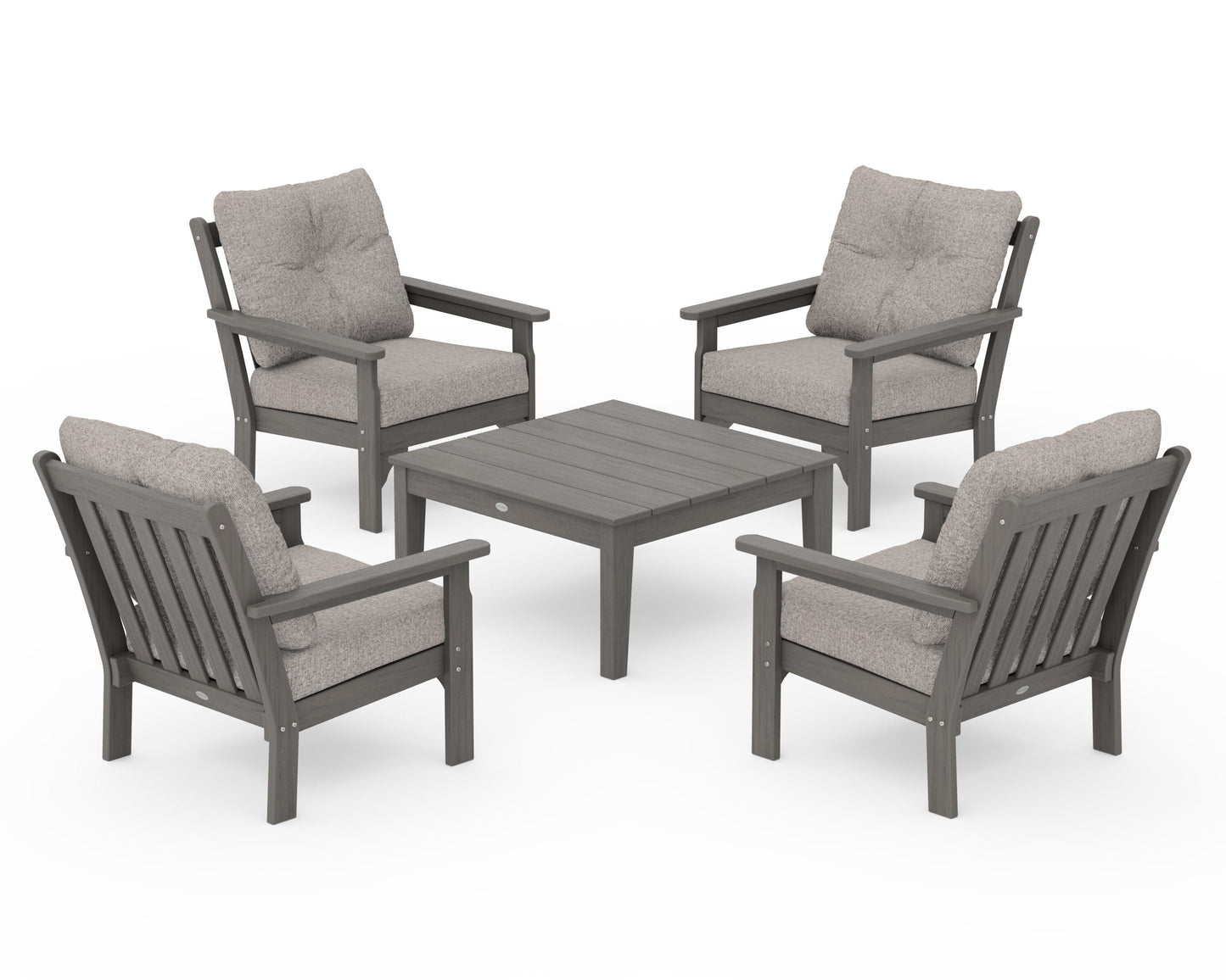 Vineyard 5-Piece Deep Seating Conversation Set