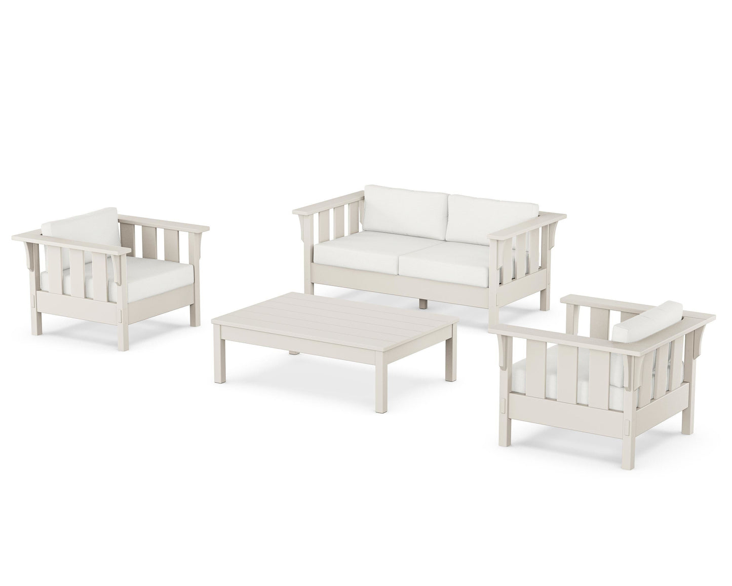 Acadia 4-Piece Deep Seating Set with Loveseat