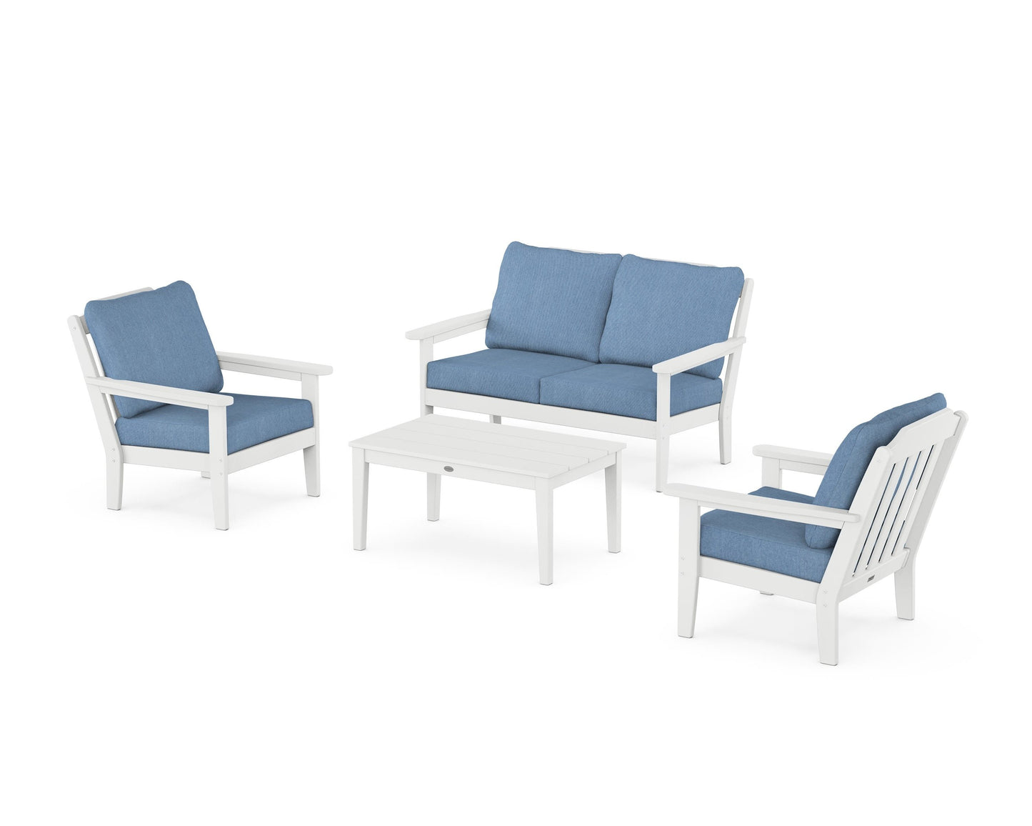 Cottage 4-Piece Deep Seating Set with Loveseat