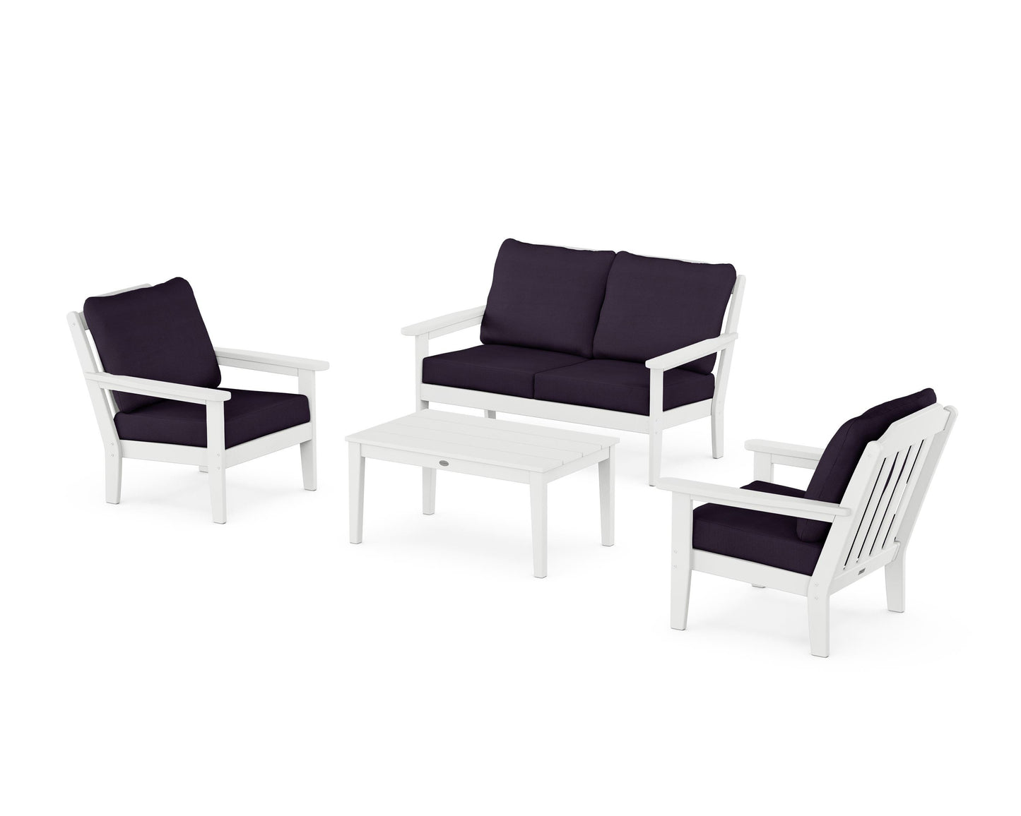 Cottage 4-Piece Deep Seating Set with Loveseat