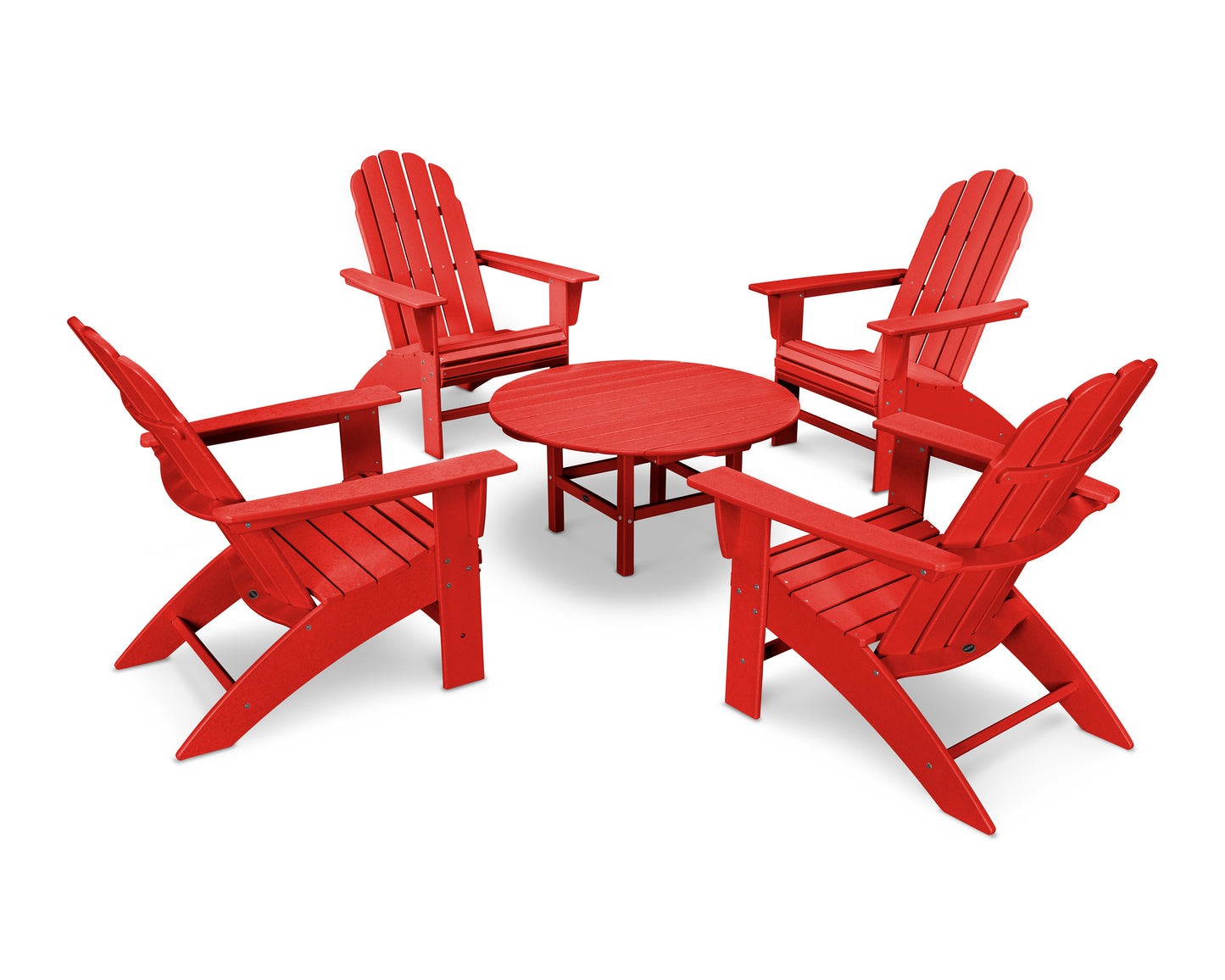 Vineyard 5-Piece Oversized Adirondack Set