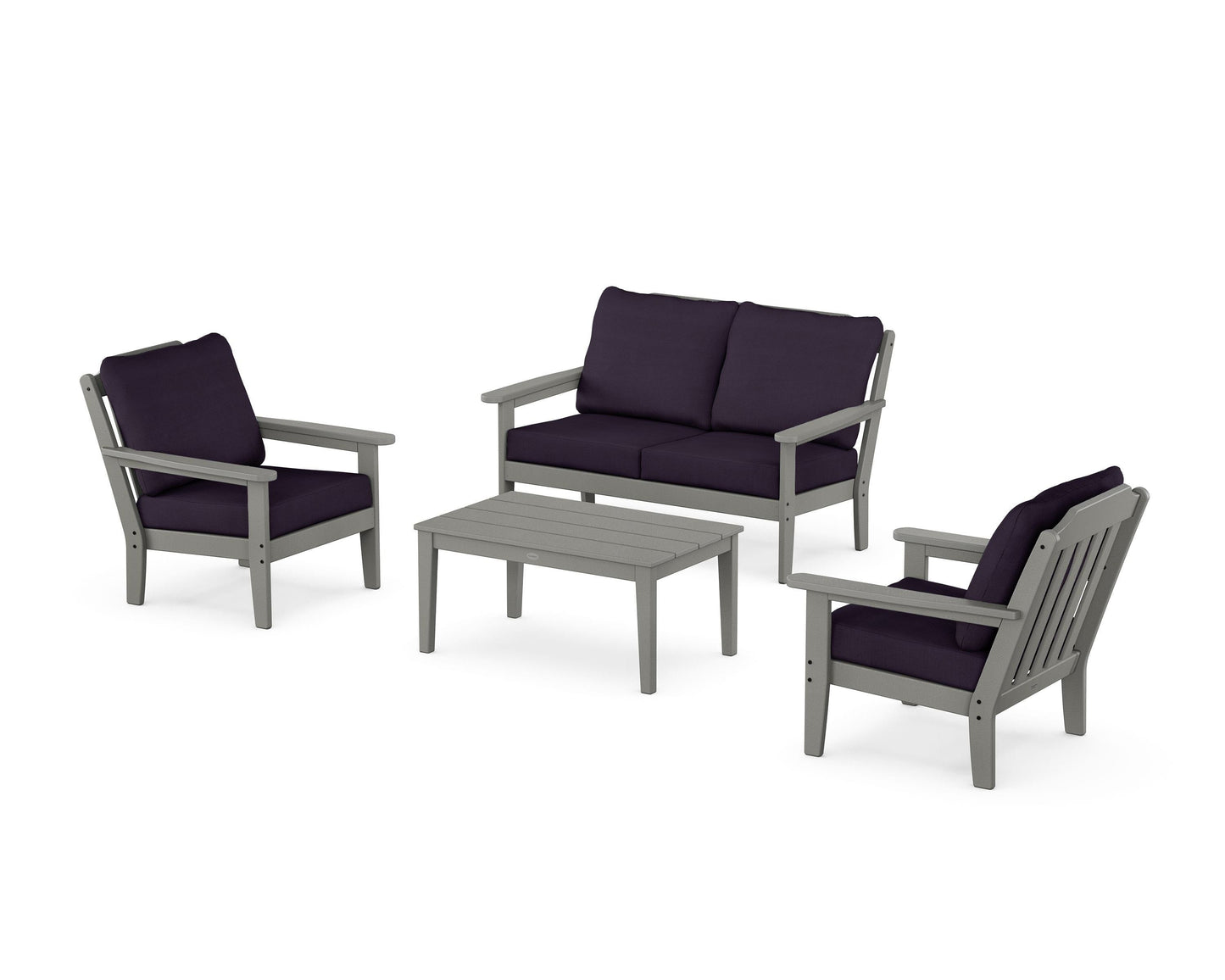 Cottage 4-Piece Deep Seating Set with Loveseat