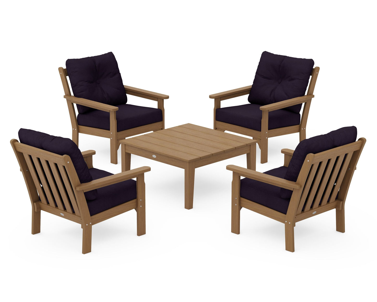 Vineyard 5-Piece Deep Seating Conversation Set