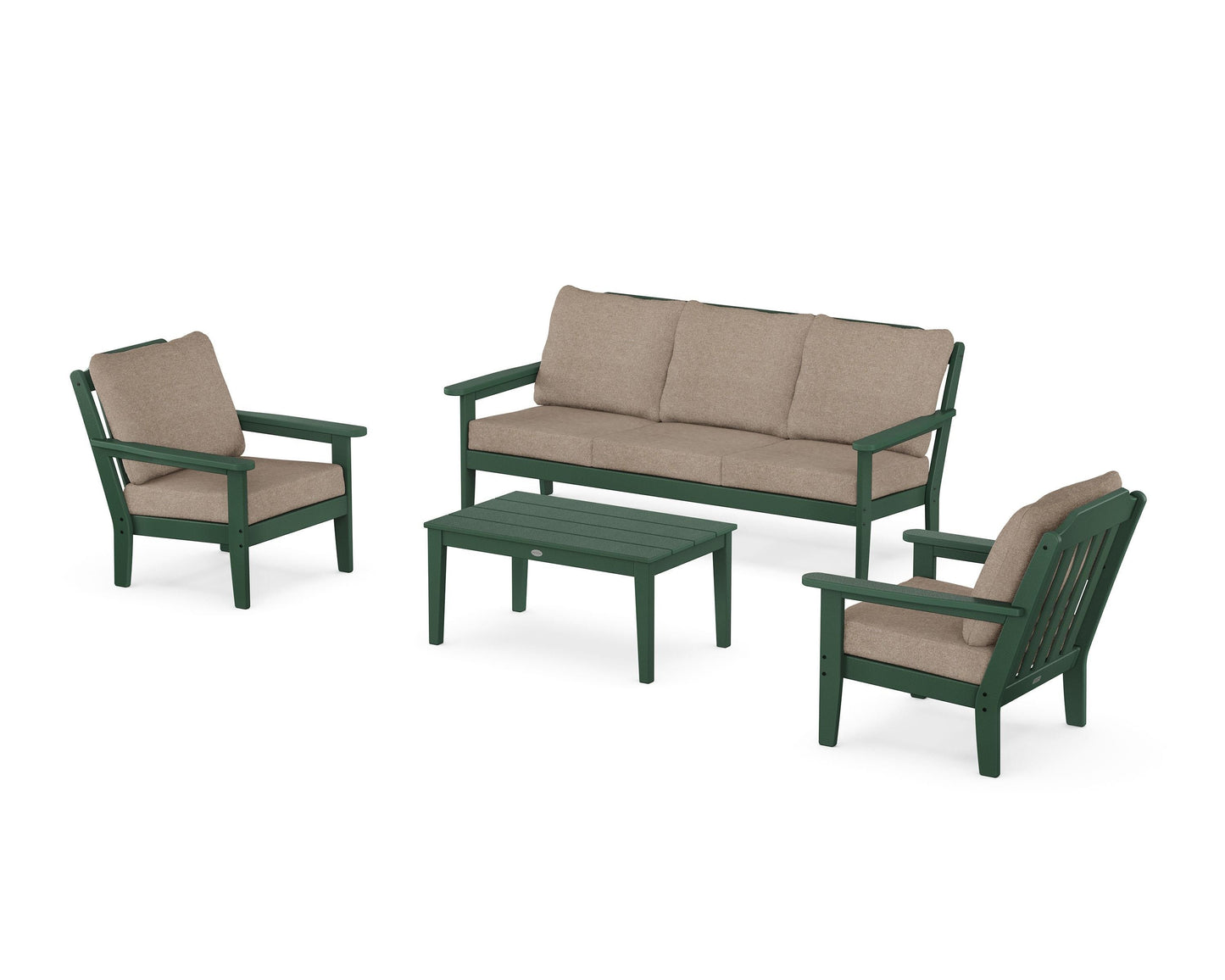 Cottage 4-Piece Deep Seating Set with Sofa