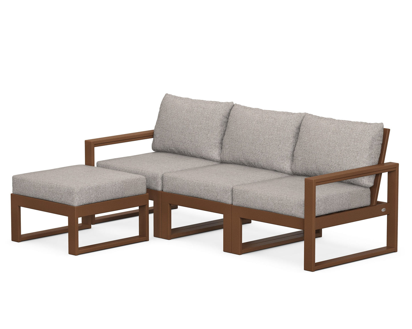 EDGE 4-Piece Modular Deep Seating Set with Ottoman