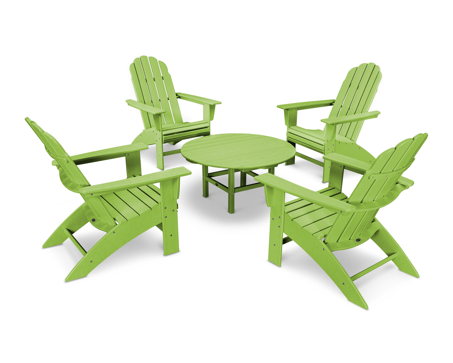 Vineyard 5-Piece Oversized Adirondack Set