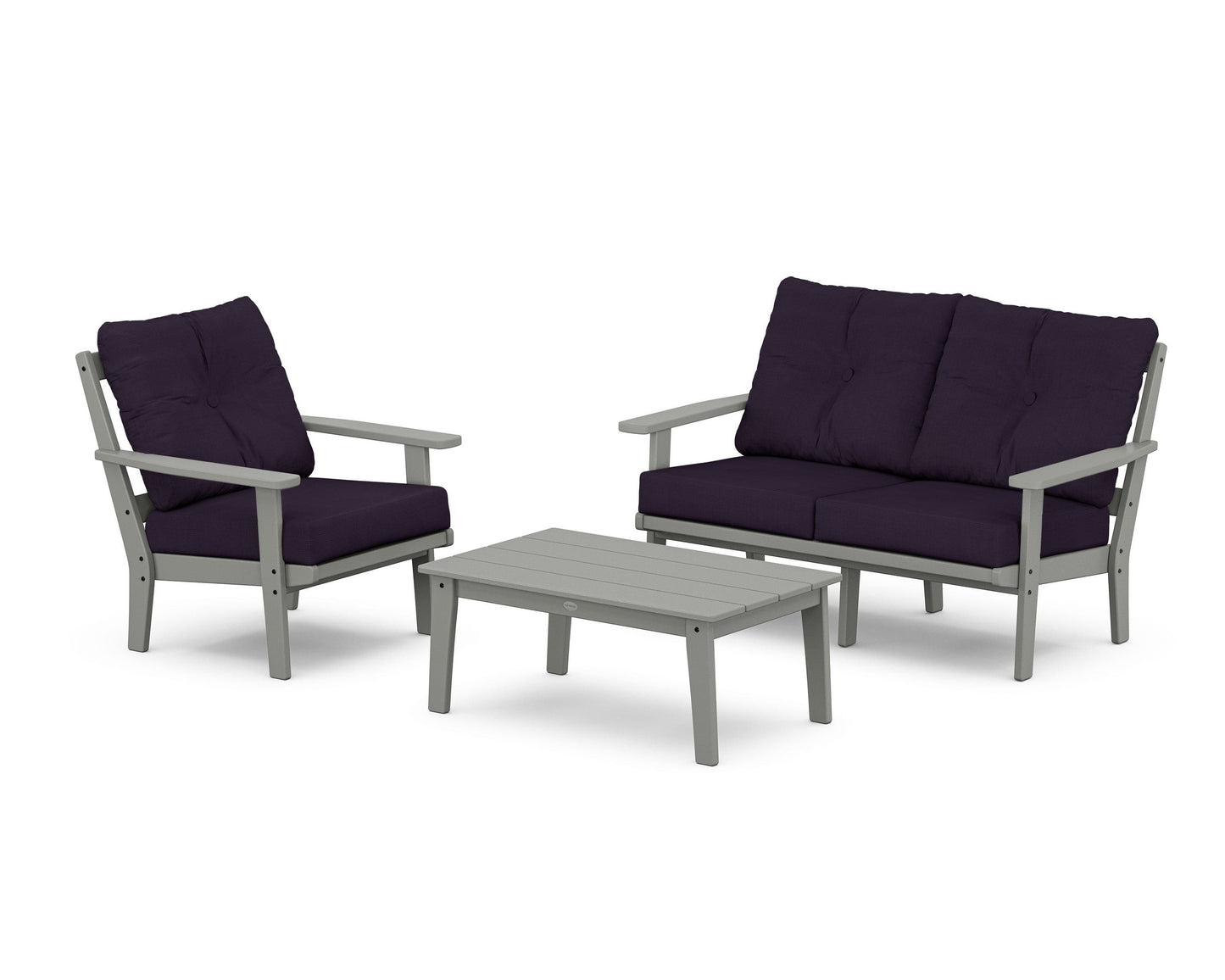 Oxford 3-Piece Deep Seating Set with Loveseat